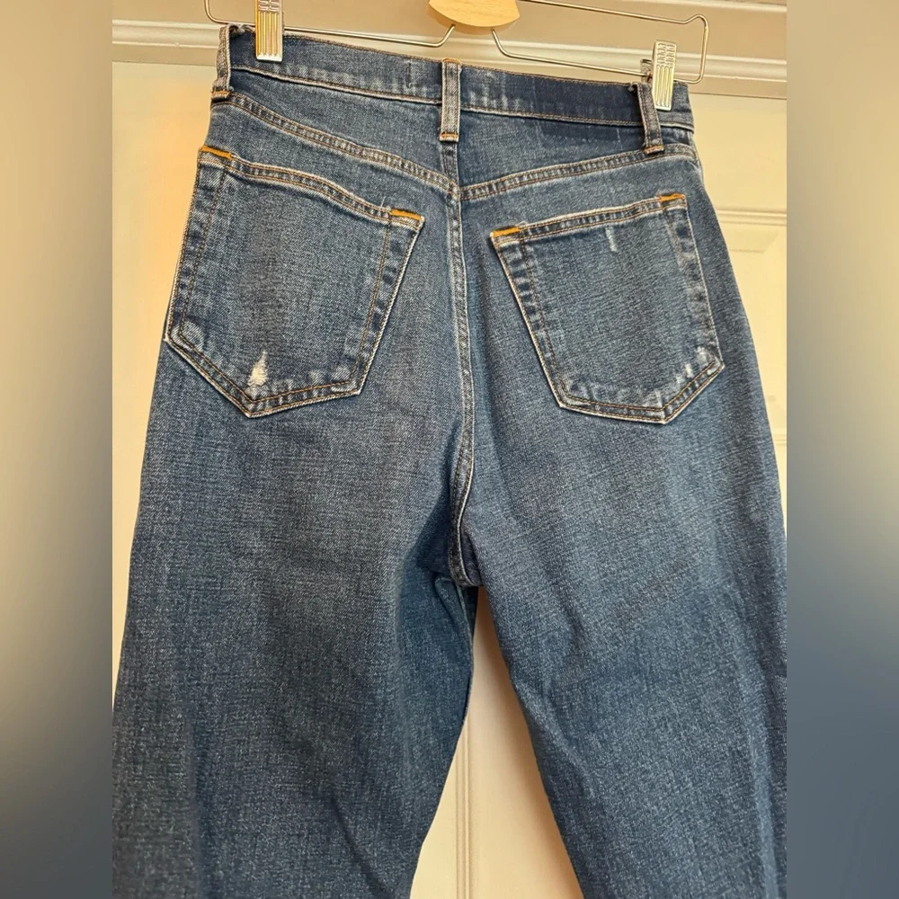 Abercrombie & Fitch | Curve Love Ultra High Rise Ankle Straight Jean | Size 27/4 - Picture 8 of 8